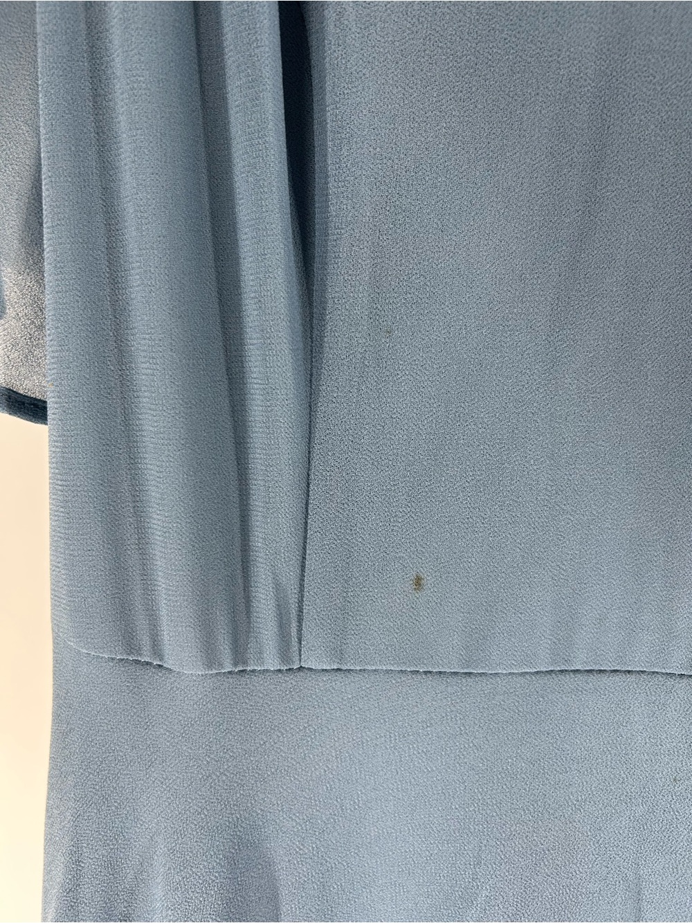 Lulu's Dusty Blue Flutter-Sleeve V-Neck Maxi Dress - Picture 2 of 7